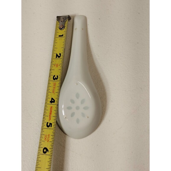 Miso shiru soup Spoons Made In Hong Kong Hand Painted Floral Flowers - Picture 5 of 5